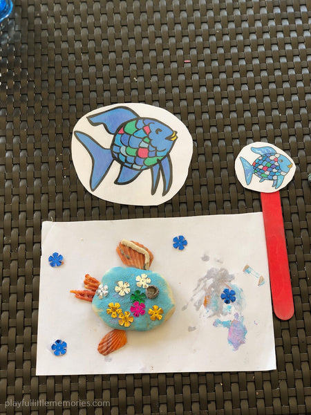 Make A Rainbow Fish From Nature