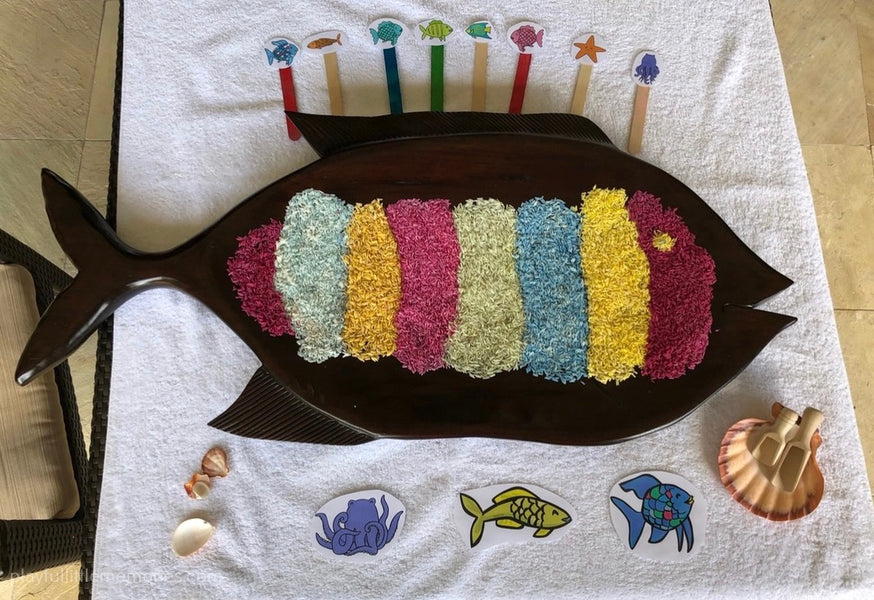 Rainbow Fish Sensory Play