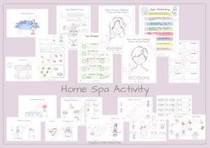 Home Spa Activity Printed